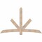 Ekena Millwork Alberta Smooth Timber Gable Bracket, Douglas Fir, 84"W x 53"H x 5 1/2"D x 5 1/2"F, 15/12 Pitch GBW084X53X0606ALB00SDF - alternate 1